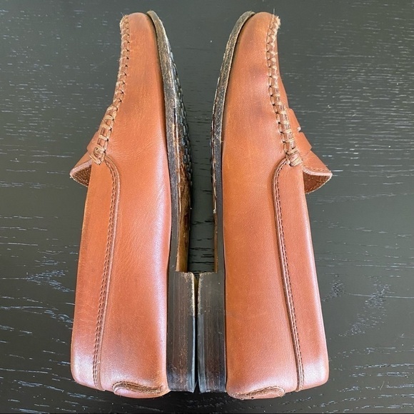 TOD'S JUNIOR EU 35 Unisex Penny Loafers in Saddle Italian Leather Preppy US 3.5 - Picture 9 of 9